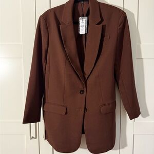 Express Chocolate Brown Women's Blazer